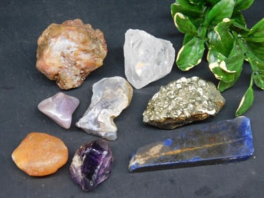 MIXED ROUGH LOT ROCK STONE LAPIDARY SPECIMEN