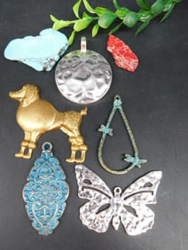 MIXED PENDANTS ROCK STONE LAPIDARY SPECIMEN