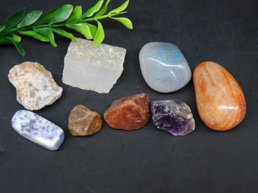 MIXED LOT ROCK STONE LAPIDARY SPECIMEN