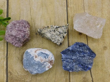 MIXED ROUGH LOT ROCK STONE LAPIDARY SPECIMEN