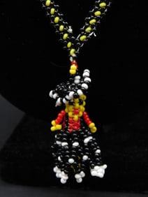 SEED BEAD NECKLACE ROCK STONE LAPIDARY SPECIMEN