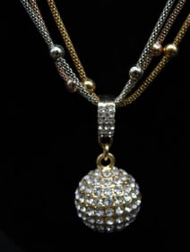 SPARKLE BALL NECKLACE