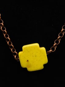 GENUINE STONE PENDANT ON CHAIN NECKLACE ROCK STONE LAPIDARY SPECIMEN