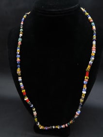 AFRICAN TRADE BEADS ROCK STONE LAPIDARY SPECIMEN