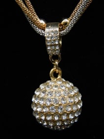 SPARKLE BALL NECKLACE