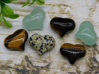STONE HEARTS ROCK STONE LAPIDARY SPECIMEN