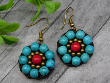 BEADED EARRINGS