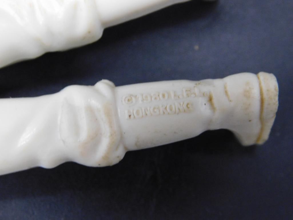 Two Action Figures Including Marked 1980 Hong Kong Figure: Two Action Figures Including Marked 1980 Hong Kong Figure