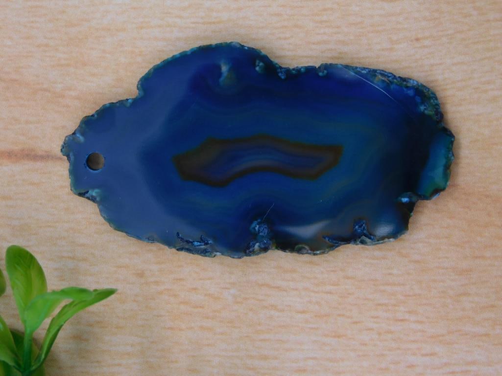 AGATE SLICE ROCK STONE LAPIDARY SPECIMEN: AGATE SLICE ROCK STONE LAPIDARY SPECIMEN