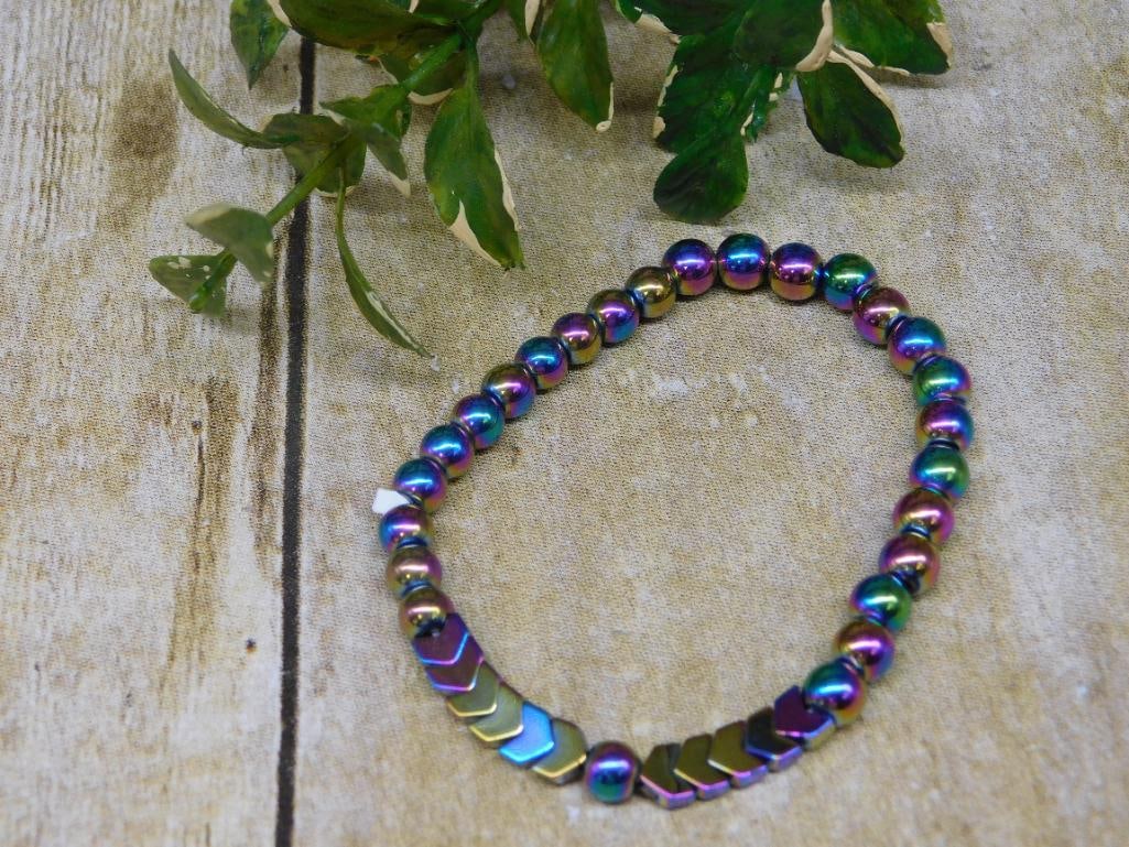 GENUINE STONE BEADED BRACELET ROCK STONE LAPIDARY SPECIMEN: GENUINE STONE BEADED BRACELET ROCK STONE LAPIDARY SPECIMEN