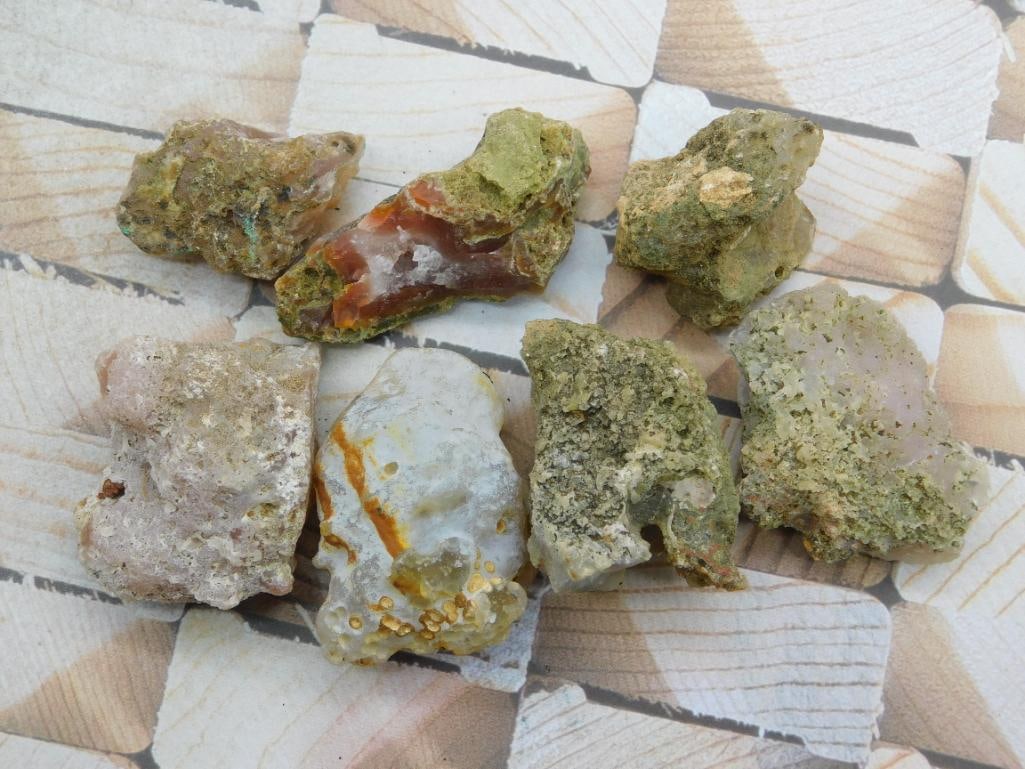MIXED LOT ROCK STONE LAPIDARY SPECIMEN: MIXED LOT ROCK STONE LAPIDARY SPECIMEN