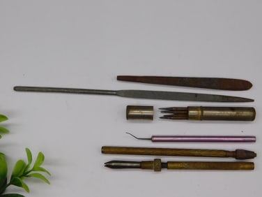 Vintage Metal Tools and Writing Implements WATCHMAKER WATCHMAKING TOOLS