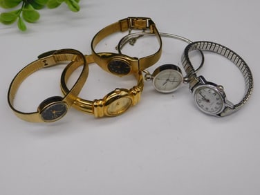 Vintage Ladies Wristwatches in Mixed Styles Watchmaking Watchmaker Tools