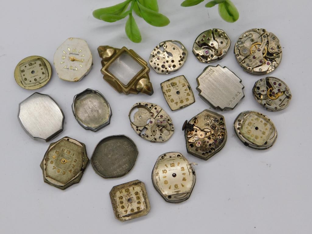 Vintage Watch Movements and Cases Watchmaking Watchmaker Tools: Vintage Watch Movements and Cases Watchmaking Watchmaker Tools