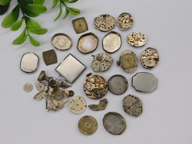 Vintage Watch Movements and Cases for Parts or Repair Watchmaking Watchmaker Tools