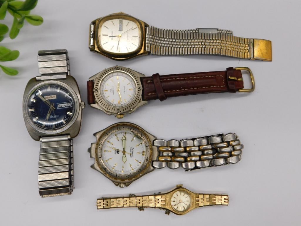 Vintage Wristwatches: Bulova, Benrus, Fossil Watchmaking Watchmaker Tools: Vintage Wristwatches: Bulova, Benrus, Fossil Watchmaking Watchmaker Tools