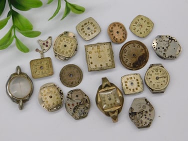 Vintage Watch Movements and Cases Watchmaking Watchmaker Tools