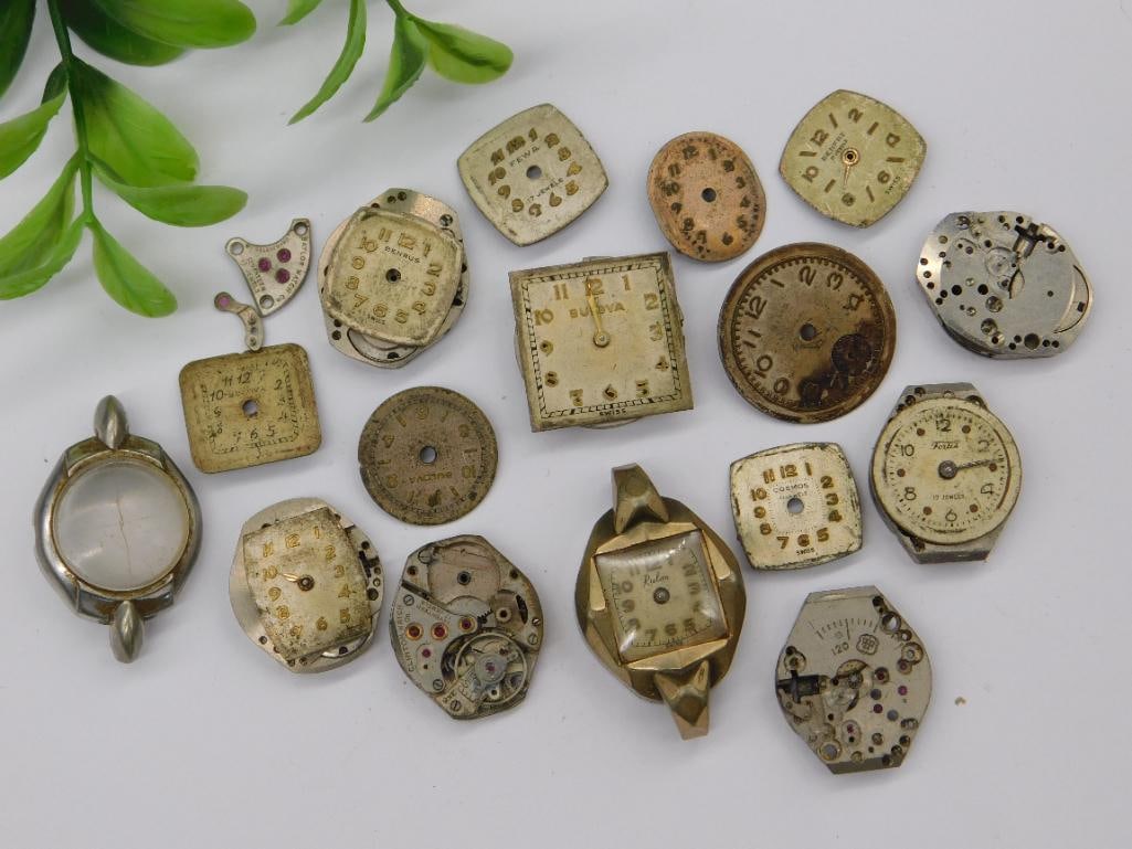 Vintage Watch Movements and Cases Watchmaking Watchmaker Tools: Vintage Watch Movements and Cases Watchmaking Watchmaker Tools