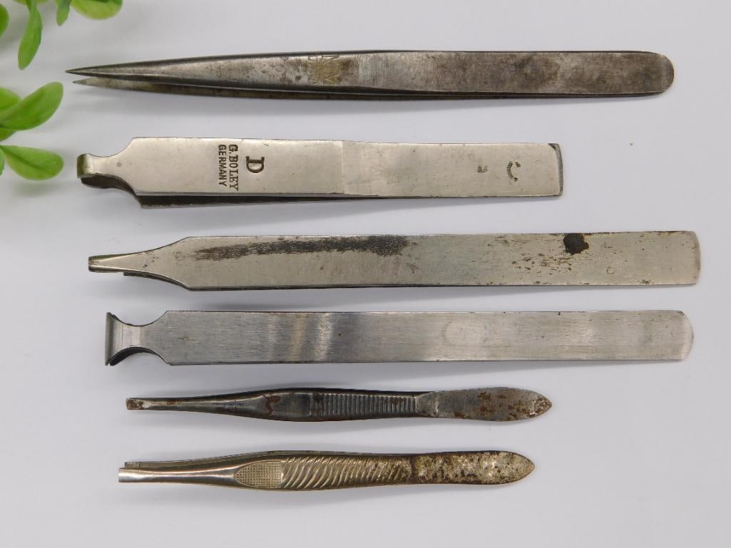Vintage Tweezers and Metal Tools Watchmaking Watchmaker Tools: Vintage Tweezers and Metal Tools Watchmaking Watchmaker Tools