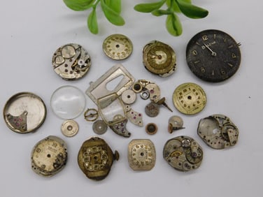 Vintage Watch Movements and Parts Watchmaking Watchmaker Tools
