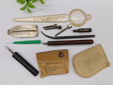 Vintage Repair Tools with Accessories Watchmaking Watchmaker Tools