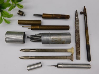 Vintage Tools and Assorted Metal Components Collection Watchmaking Watchmaker Tools