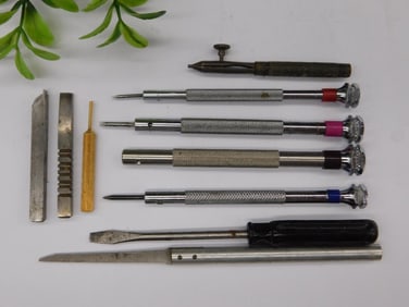 Precision Tools Including Screwdrivers and Blades WATCHMAKER WATCHMAKING TOOLS