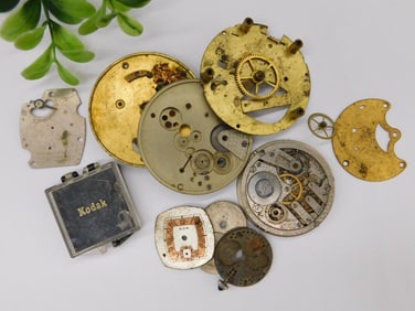 Vintage Watch Parts and Kodak Accessory WATCHMAKER WATCHMAKING TOOLS