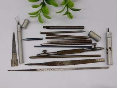 Vintage Watchmaking and Engraving Tool Lot WATCHMAKER WATCHMAKING TOOLS