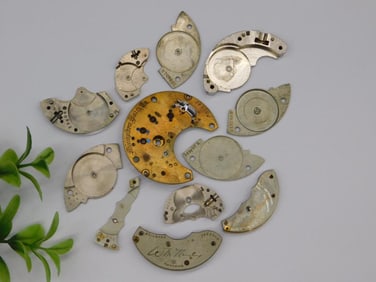 Vintage Watch Movement Parts Collection WATCHMAKER WATCHMAKING TOOLS