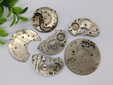 6 Vintage Watch Movements for Parts or Repair WATCHMAKER WATCHMAKING TOOLS