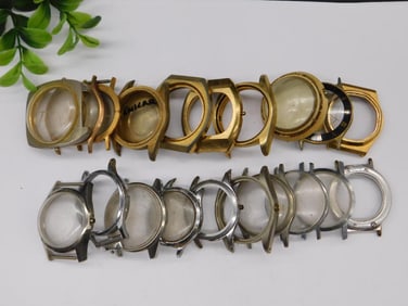 Vintage Watch Cases, Gold and Silver Tone WATCHMAKER WATCHMAKING TOOLS