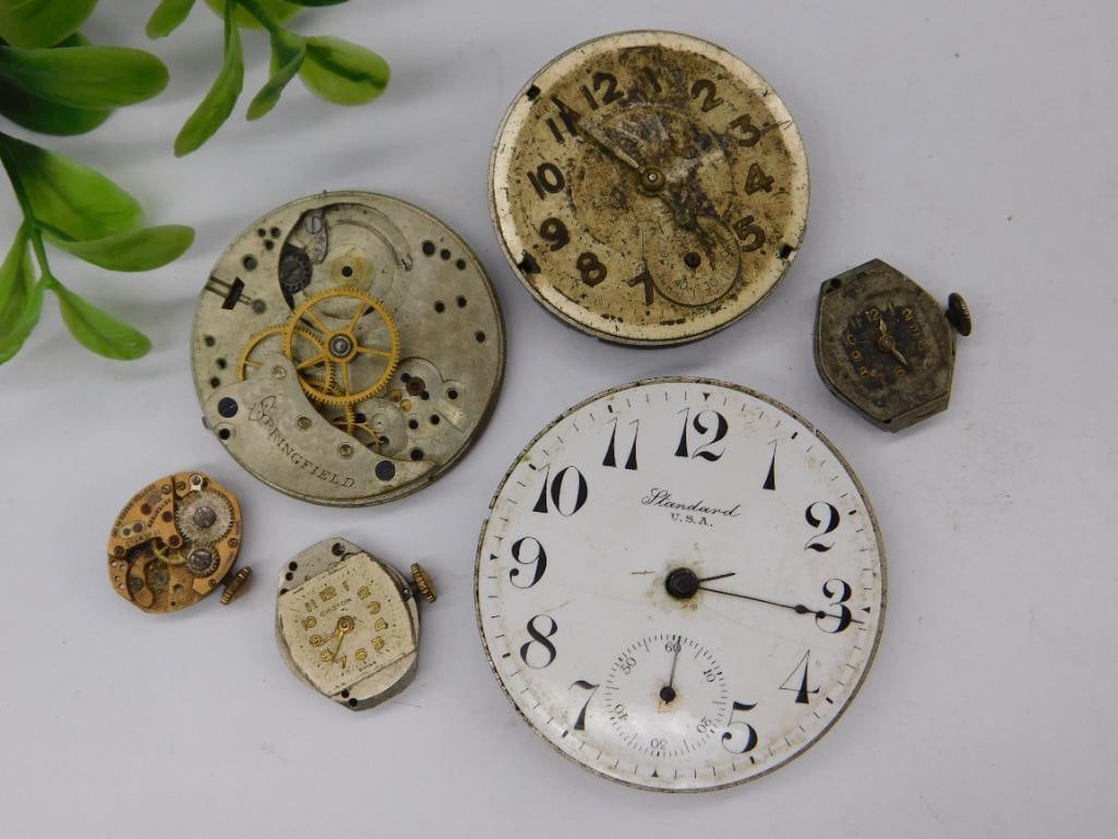 Vintage Pocket Watch Movements WATCHMAKER WATCHMAKING TOOLS: Vintage Pocket Watch Movements WATCHMAKER WATCHMAKING TOOLS