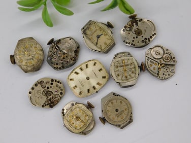 Vintage Watch Movements for Repair or Parts WATCHMAKER WATCHMAKING TOOLS