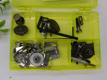 Boxed Assortment of Metal Rollers and Tools WATCHMAKER WATCHMAKING TOOLS