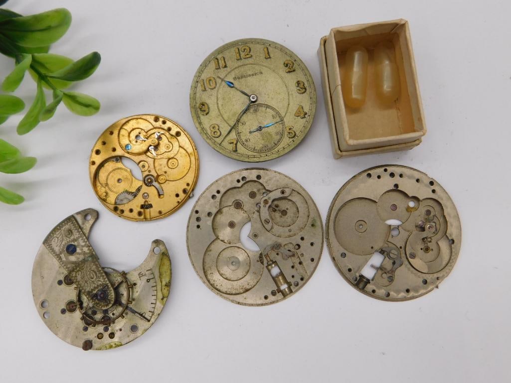 Vintage Watch Movements and Faceplate WATCHMAKER WATCHMAKING TOOLS: Vintage Watch Movements and Faceplate WATCHMAKER WATCHMAKING TOOLS