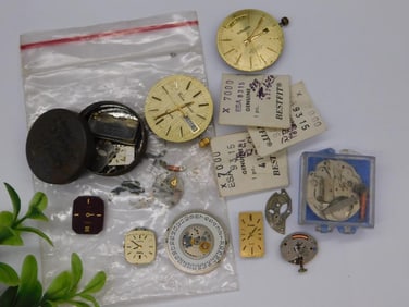 Vintage Watch Parts and Dials WATCHMAKER WATCHMAKING TOOLS