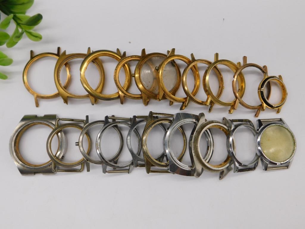 Gold- and Silver-Tone Watch Cases WATCHMAKER WATCHMAKING TOOLS: Gold- and Silver-Tone Watch Cases WATCHMAKER WATCHMAKING TOOLS