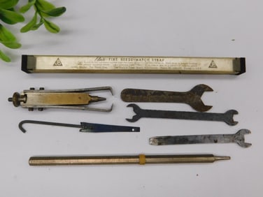 Vintage Watch Repair Tools and Accessories Set WATCHMAKER WATCHMAKING TOOLS