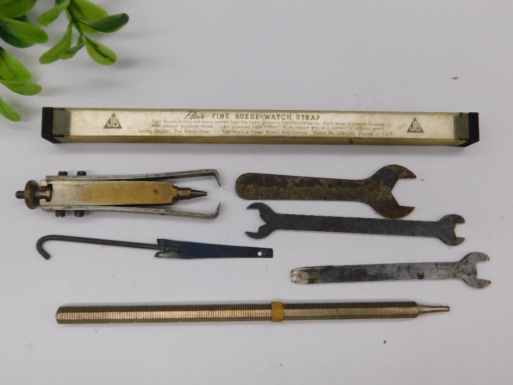 Vintage Watch Repair Tools and Accessories Set WATCHMAKER WATCHMAKING TOOLS: Vintage Watch Repair Tools and Accessories Set WATCHMAKER WATCHMAKING TOOLS