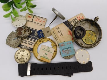 Vintage Watch Parts and Accessories WATCHMAKER WATCHMAKING TOOLS