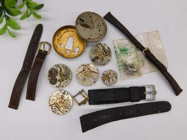 Vintage Watch Movements and Straps WATCHMAKER WATCHMAKING TOOLS