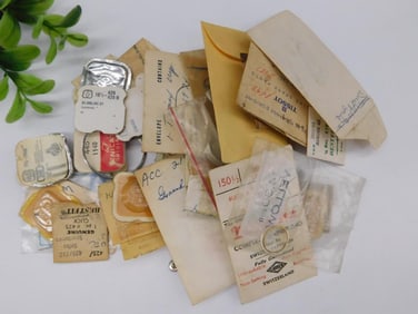 Vintage Watch Tags, Envelopes, and Ephemera WATCHMAKER WATCHMAKING TOOLS
