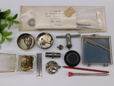 Watch and Clock Repair Parts and Tools WATCHMAKER WATCHMAKING TOOLS