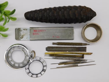 Clock Parts and Workshop Tools WATCHMAKER WATCHMAKING TOOLS