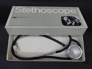 Vintage Marshall Electronics Stethoscope in Original Box