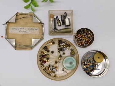 Watch Parts and Tension Spring Wire WATCHMAKER WATCHMAKING TOOLS