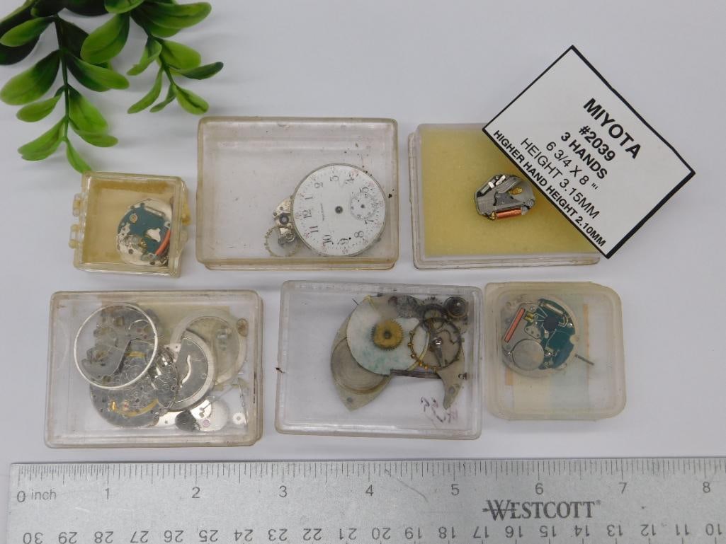Watch Parts Including Miyota Parts WATCHMAKER WATCHMAKING TOOLS: Watch Parts Including Miyota Parts WATCHMAKER WATCHMAKING TOOLS