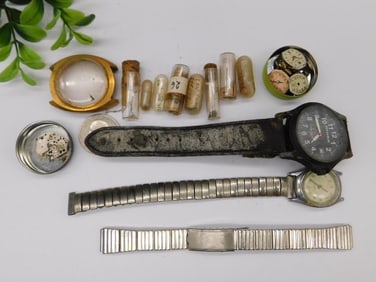 Vintage Watch Parts and Timepieces WATCHMAKER WATCHMAKING TOOLS