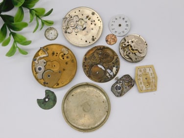 Vintage Watch Mechanism Parts WATCHMAKER WATCHMAKING TOOLS